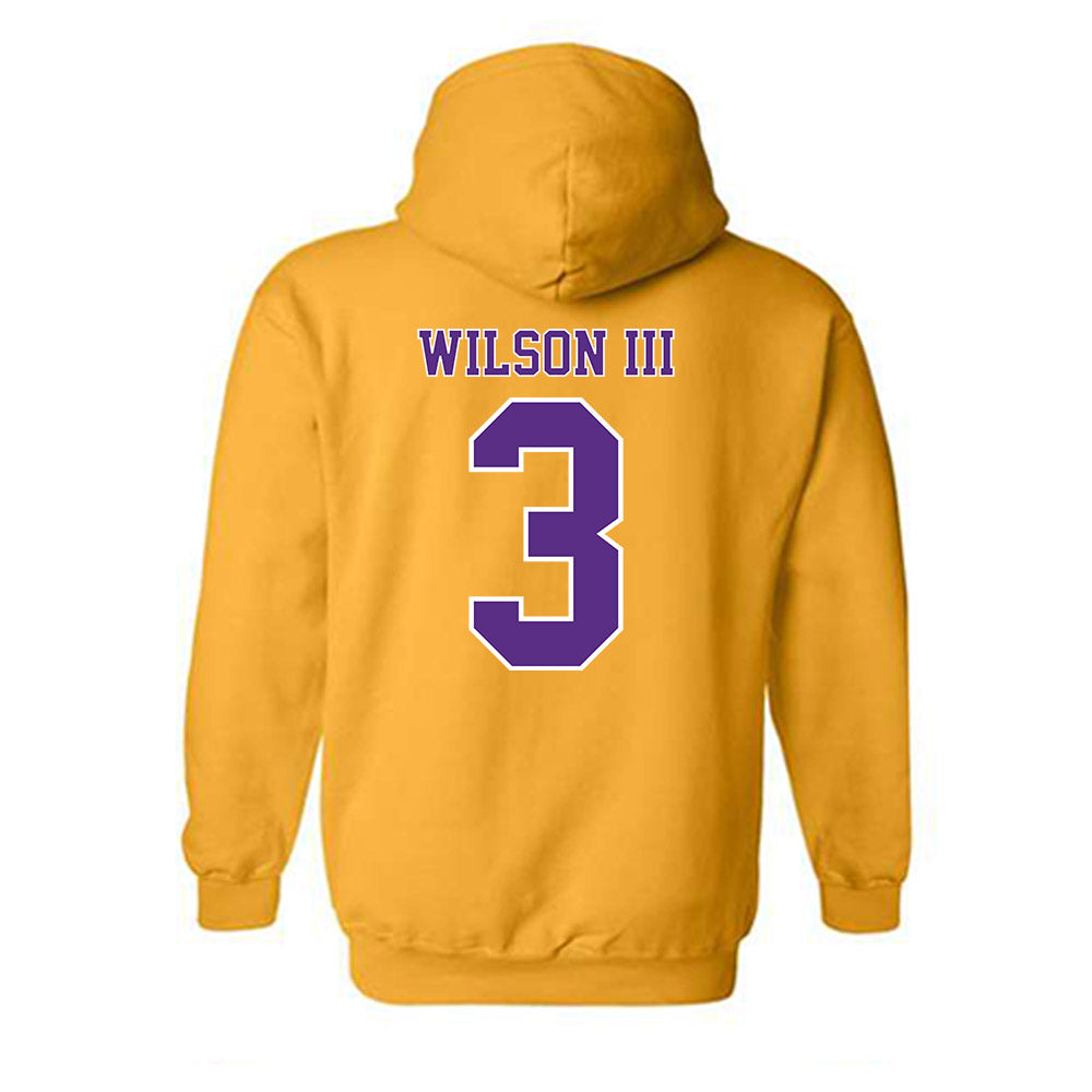 LSU - NCAA Football : Eugene Wilson III - Classic Shersey Hooded Sweatshirt-1