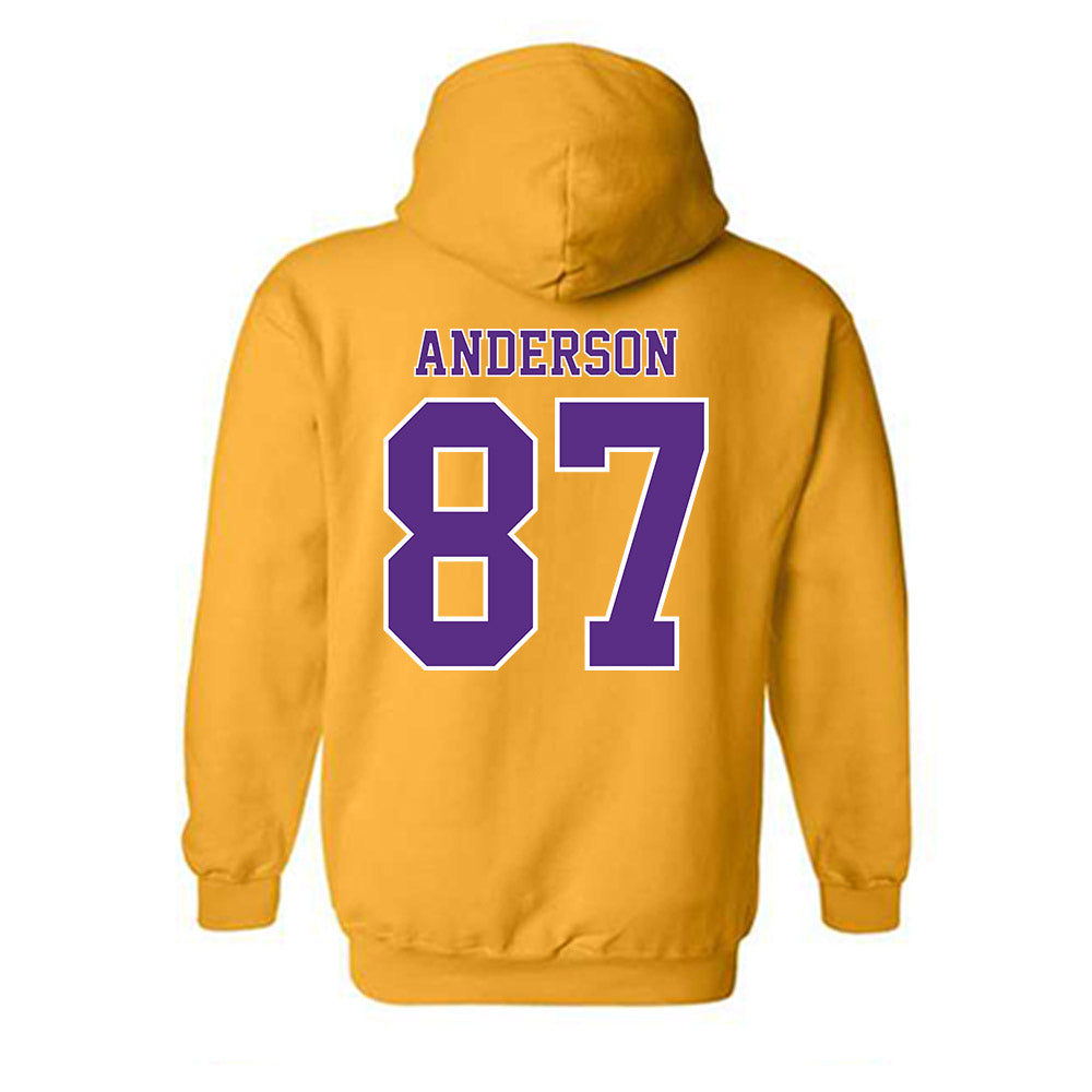 LSU - NCAA Football : JC Anderson - Classic Shersey Hooded Sweatshirt-1