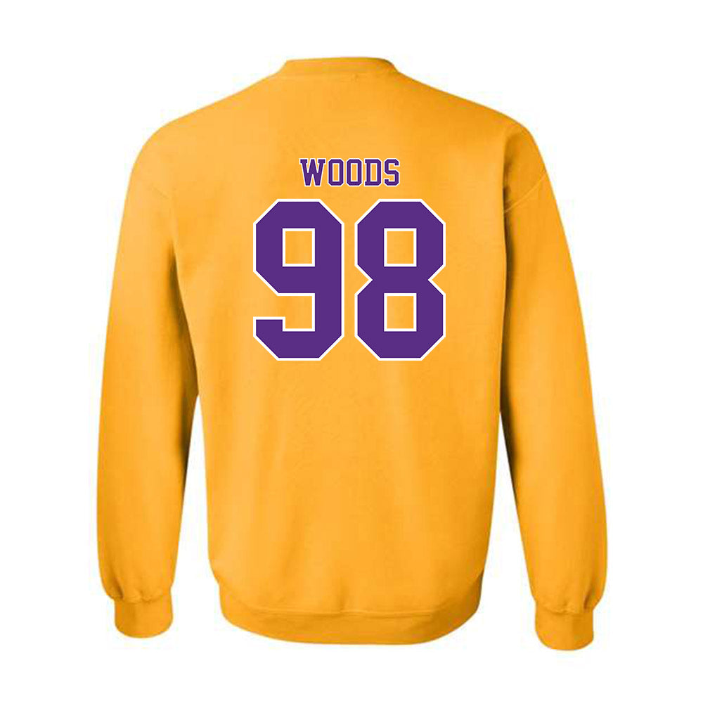 LSU - NCAA Football : Achilles Woods - Classic Shersey Crewneck Sweatshirt-1