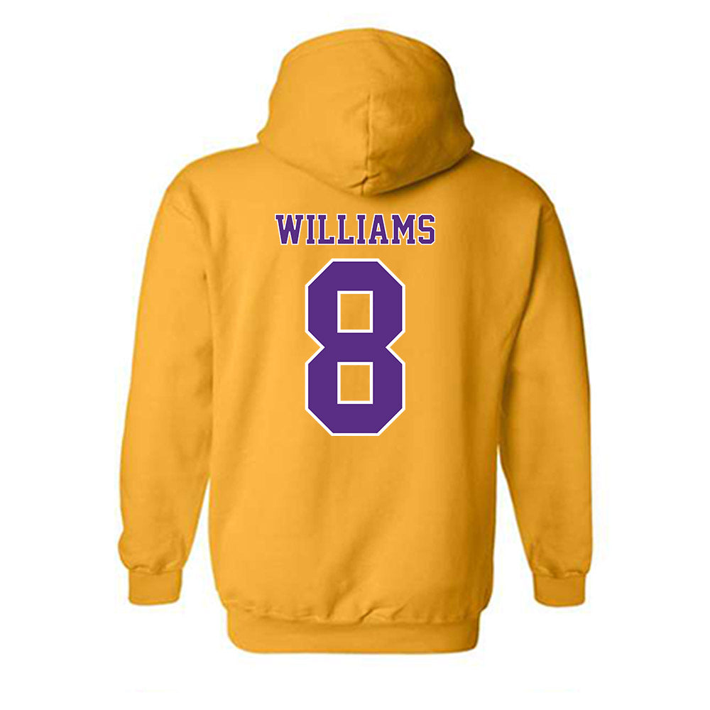 LSU - NCAA Women's Basketball : Jada Williams - Classic Shersey Hooded Sweatshirt-1