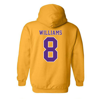 LSU - NCAA Women's Basketball : Jada Williams - Classic Shersey Hooded Sweatshirt-1