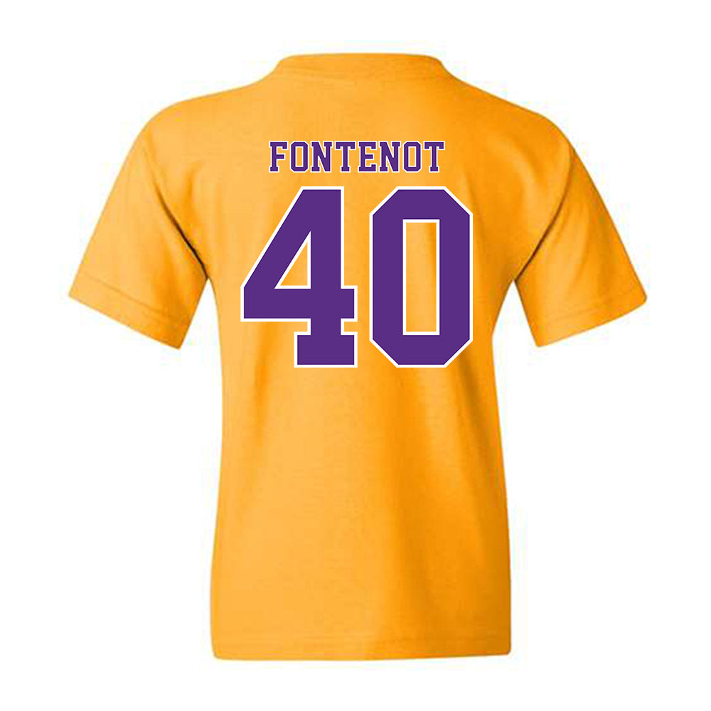 LSU - NCAA Baseball : Grant Fontenot - Classic Shersey Youth T-Shirt-1