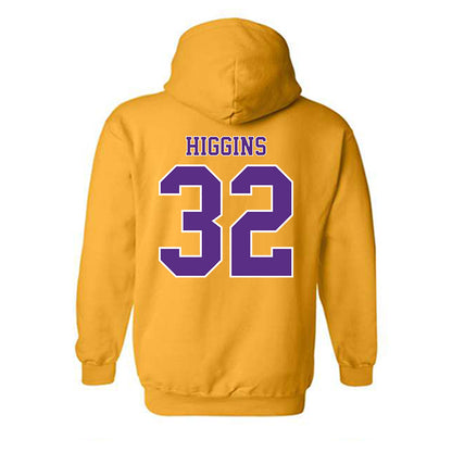 LSU - NCAA Football : Gavin Higgins - Classic Shersey Hooded Sweatshirt-1