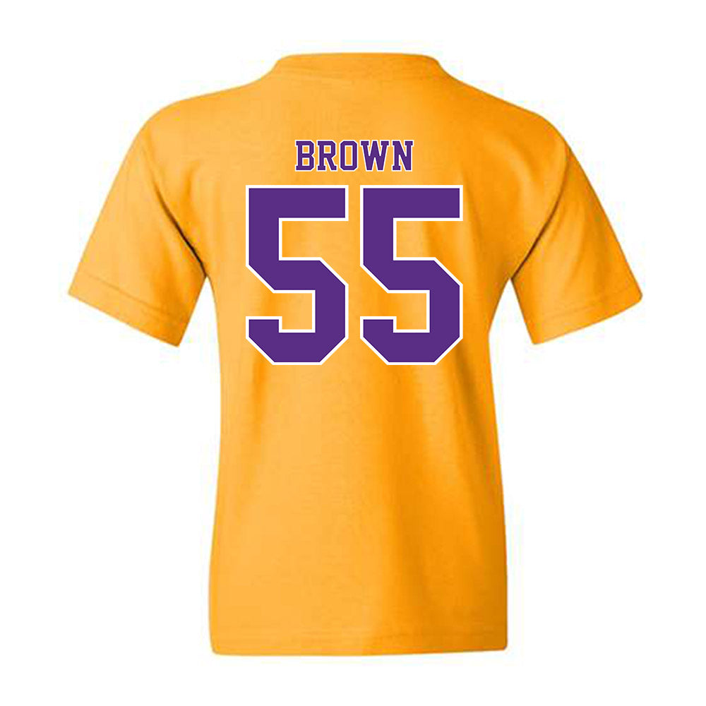 LSU - NCAA Football : Lamar Brown - Classic Shersey Youth T-Shirt-1