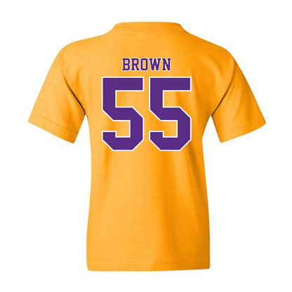 LSU - NCAA Football : Lamar Brown - Classic Shersey Youth T-Shirt-1