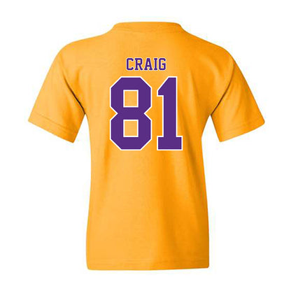 LSU - NCAA Football : Landon Craig - Classic Shersey Youth T-Shirt-1