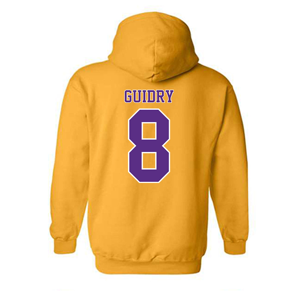 LSU - NCAA Baseball : Gavin Guidry - Classic Shersey Hooded Sweatshirt-1
