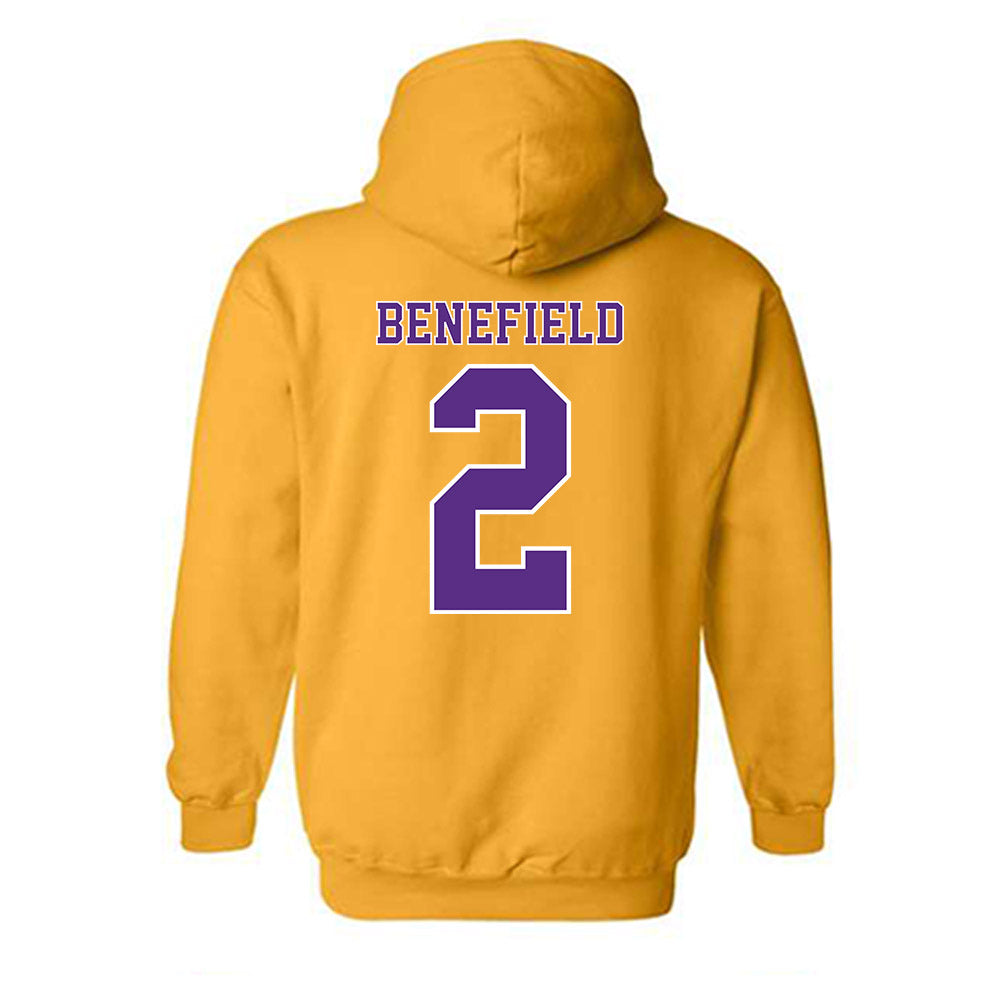 LSU - NCAA Football : Ty Benefield - Classic Shersey Hooded Sweatshirt-1