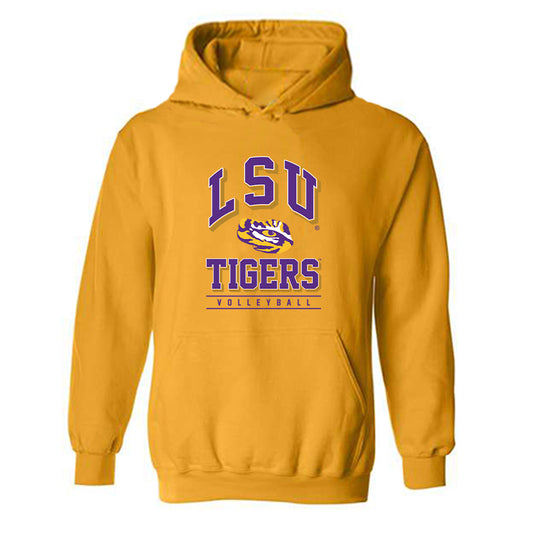 LSU - NCAA Women's Volleyball : Katie Raymer - Classic Shersey Hooded Sweatshirt-0