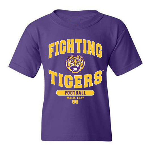 LSU - NCAA Football : Malik Elzy - Classic Fashion Shersey Youth T-Shirt-0