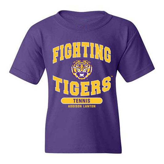 LSU - NCAA Women's Tennis : Addison Lanton - Classic Fashion Shersey Youth T-Shirt-0