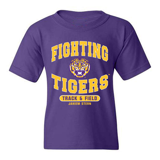 LSU - NCAA Men's Track & Field : Jahiem Stern - Classic Fashion Shersey Youth T-Shirt-0