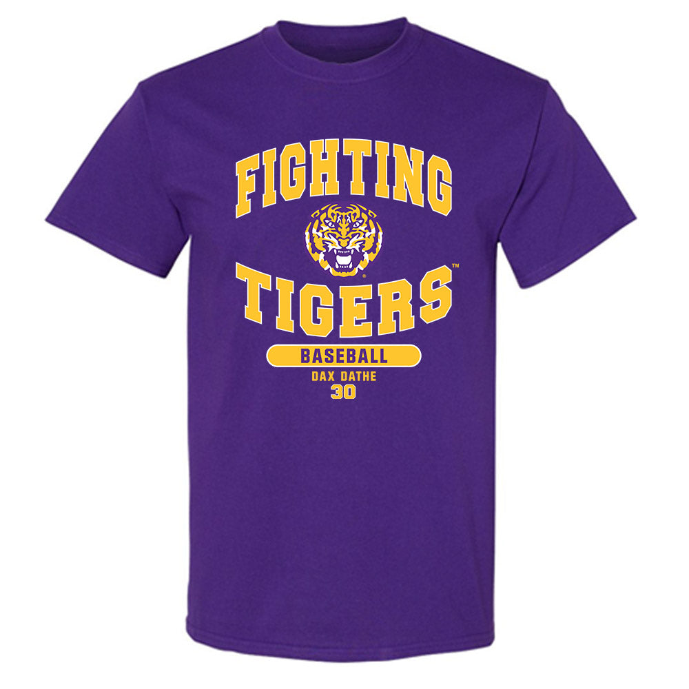 LSU - NCAA Baseball : Dax Dathe - Classic Fashion Shersey T-Shirt-0