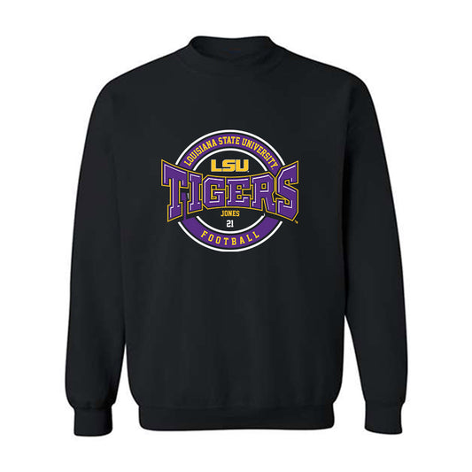 LSU - NCAA Football : Cayden Jones - Classic Fashion Shersey Crewneck Sweatshirt-0