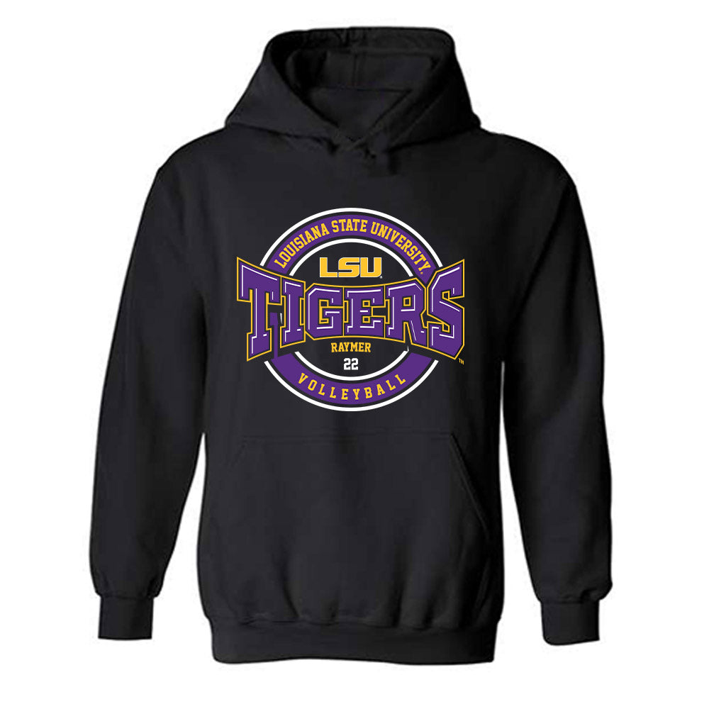 LSU - NCAA Women's Volleyball : Katie Raymer - Classic Fashion Shersey Hooded Sweatshirt-0