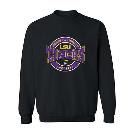 LSU - NCAA Football : Treylan James - Classic Fashion Shersey Crewneck Sweatshirt-0