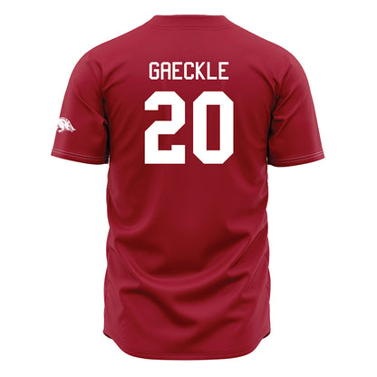 Arkansas - NCAA Baseball : Gabe Gaeckle - Jersey