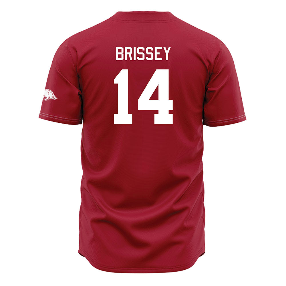 Arkansas - NCAA Baseball : Mark Brissey - Cardinal Jersey-1