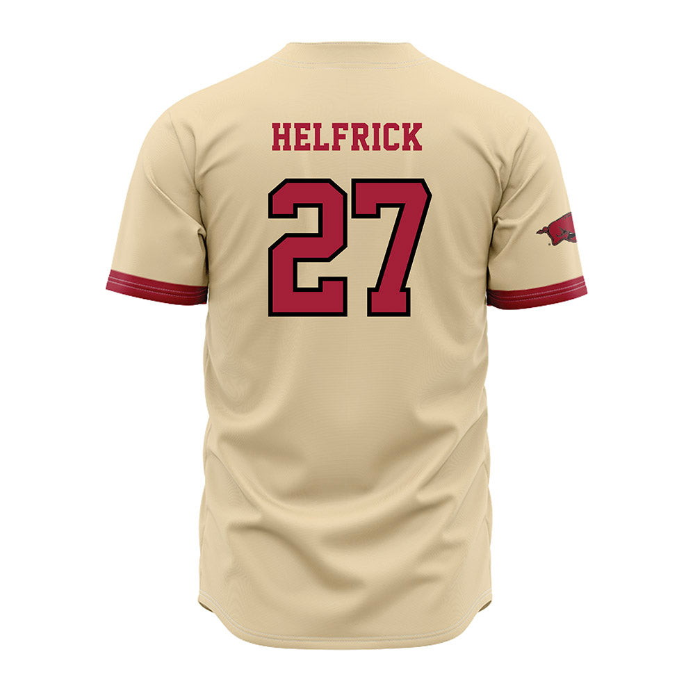 Arkansas - NCAA Baseball : Ryder Helfrick - Jersey