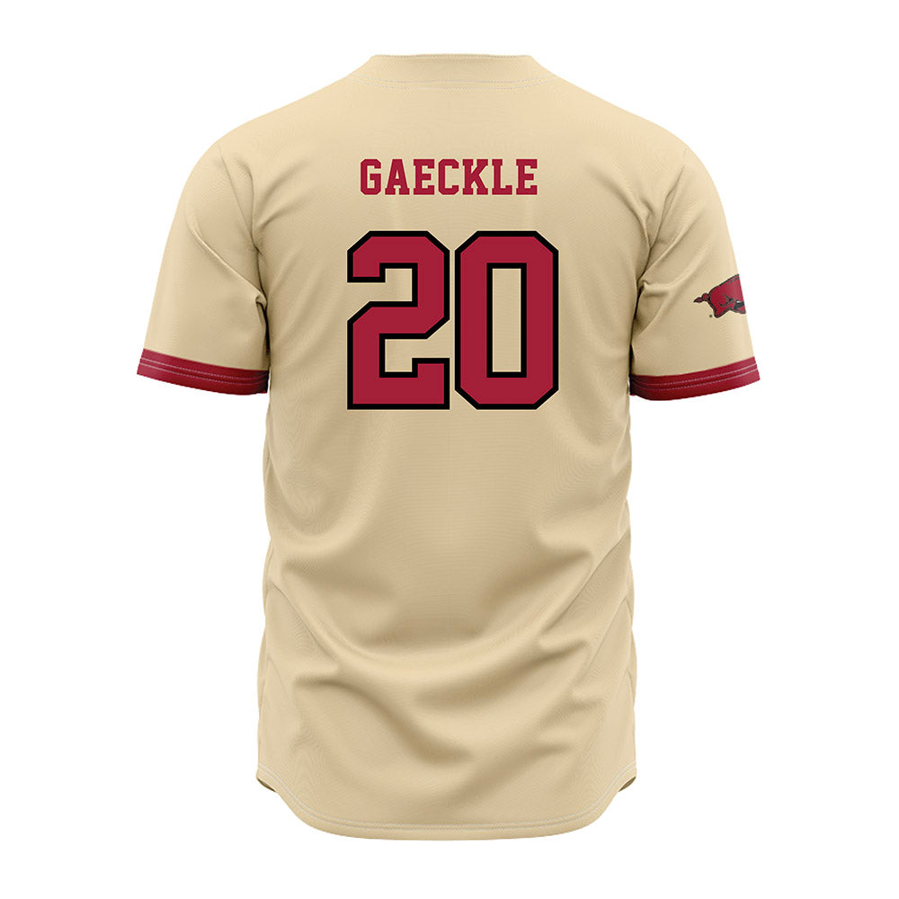 Arkansas - NCAA Baseball : Gabe Gaeckle - Jersey