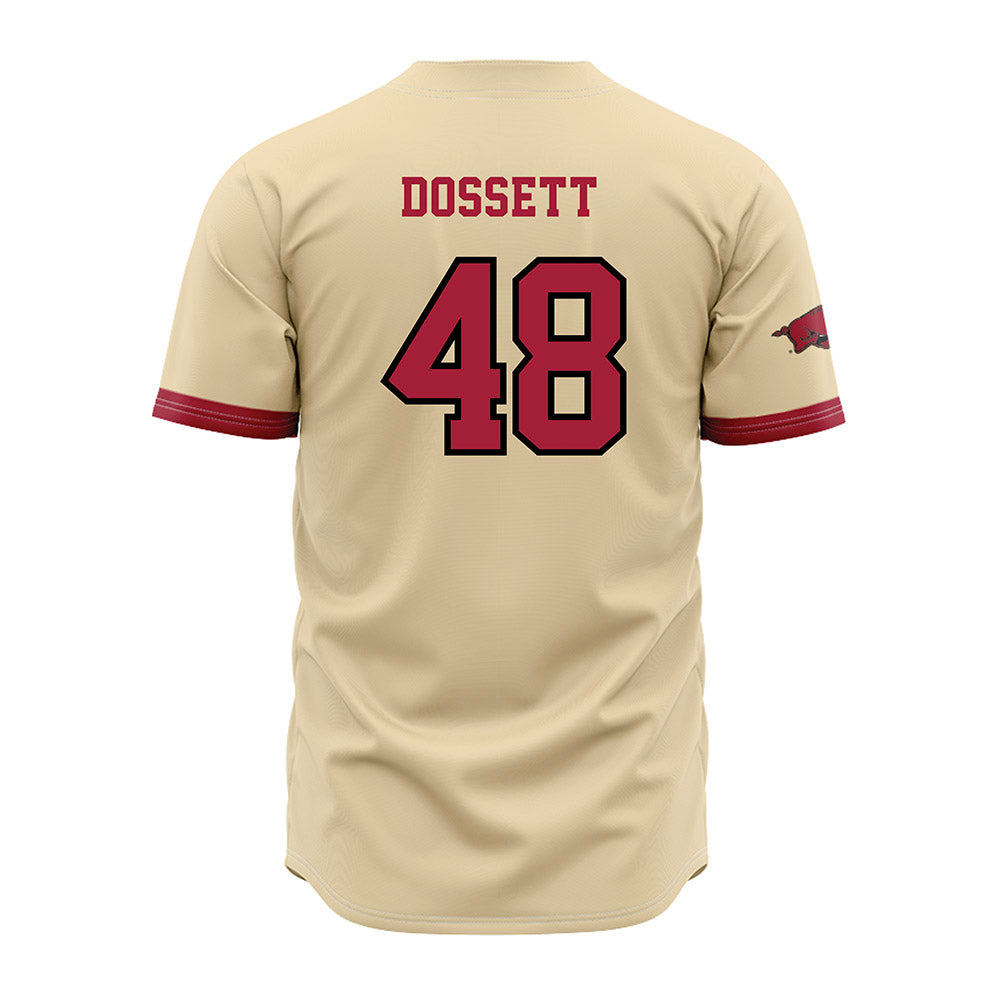 Arkansas - NCAA Baseball : Cooper Dossett - Jersey
