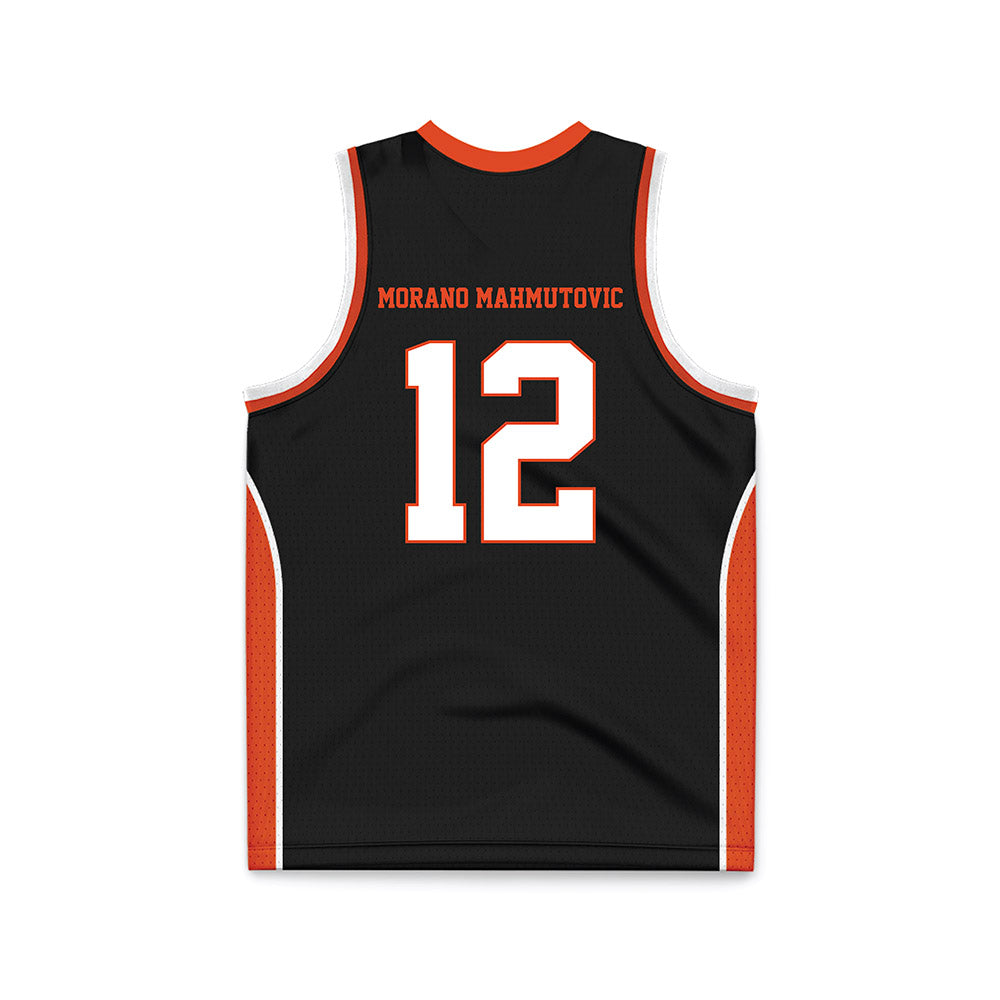 Syracuse - NCAA Men's Basketball : Mark Morano Mahmutovic - Black Basketball Jersey-1