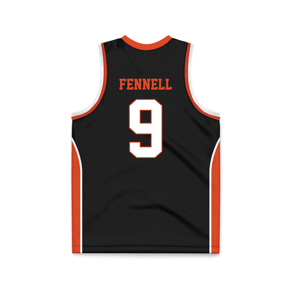 Syracuse - NCAA Men's Basketball : Luke Fennell - Black Basketball Jersey-1