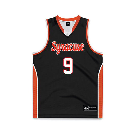 Syracuse - NCAA Men's Basketball : Luke Fennell - Black Basketball Jersey-0