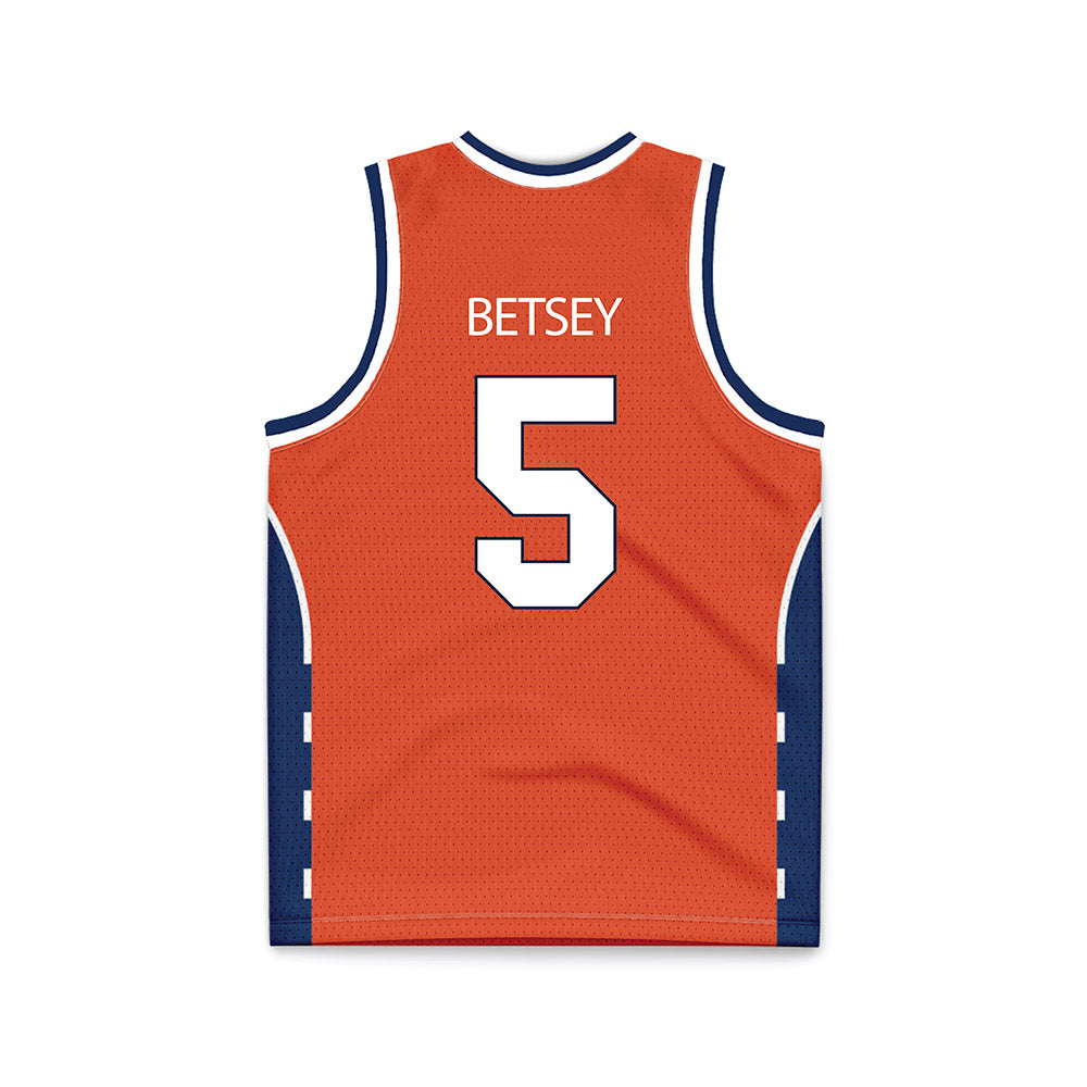 Syracuse - NCAA Men's Basketball : Tyler Betsey - Orange Basketball Jersey-1