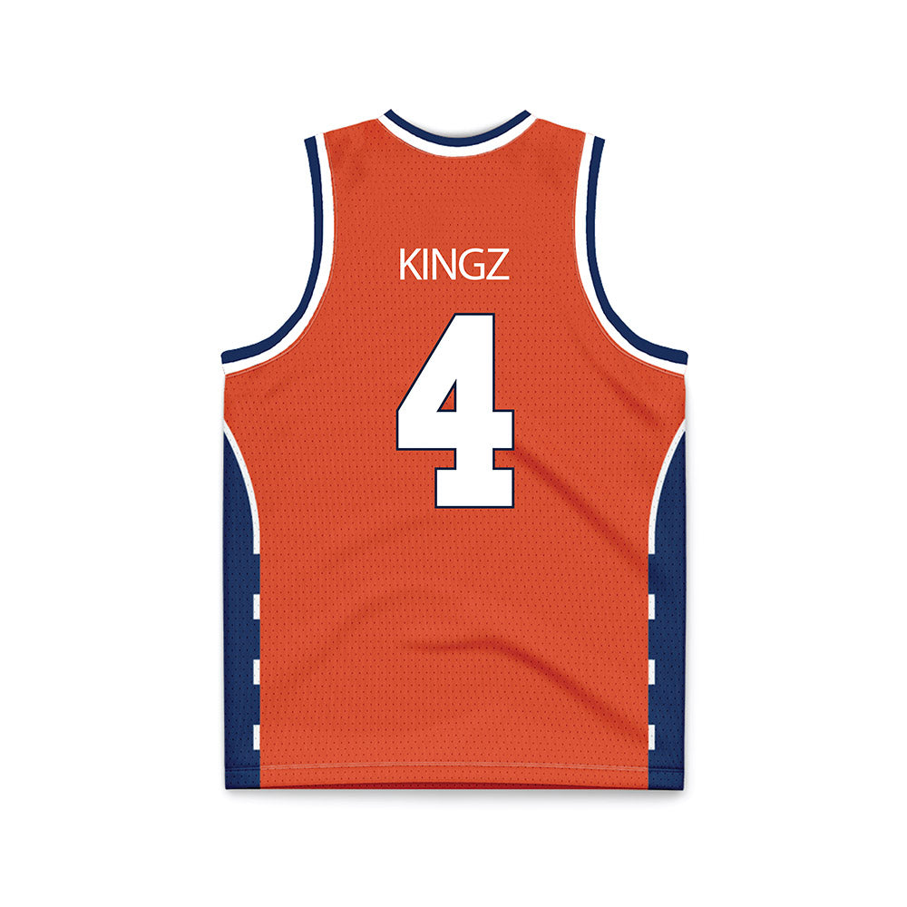 Syracuse - NCAA Men's Basketball : Nate Kingz - Orange Basketball Jersey-1