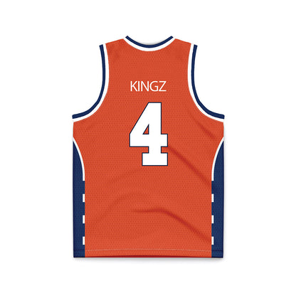 Syracuse - NCAA Men's Basketball : Nate Kingz - Orange Basketball Jersey-1