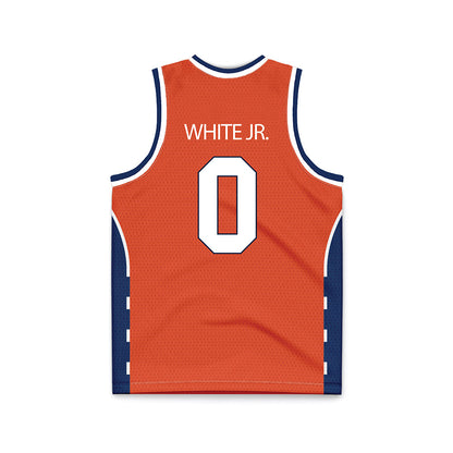 Syracuse - NCAA Men's Basketball : Sadiq White Jr. - Orange Basketball Jersey-1