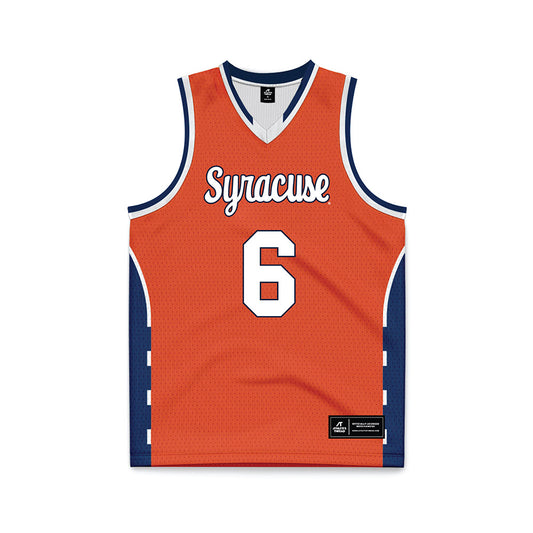 Syracuse - NCAA Men's Basketball : Calvin Russell III - Orange Basketball Jersey-0