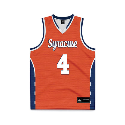 Syracuse - NCAA Men's Basketball : Nate Kingz - Orange Basketball Jersey-0