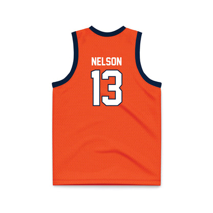 Syracuse - NCAA Women's Basketball : Camdyn Nelson - Orange Basketball Jersey-1