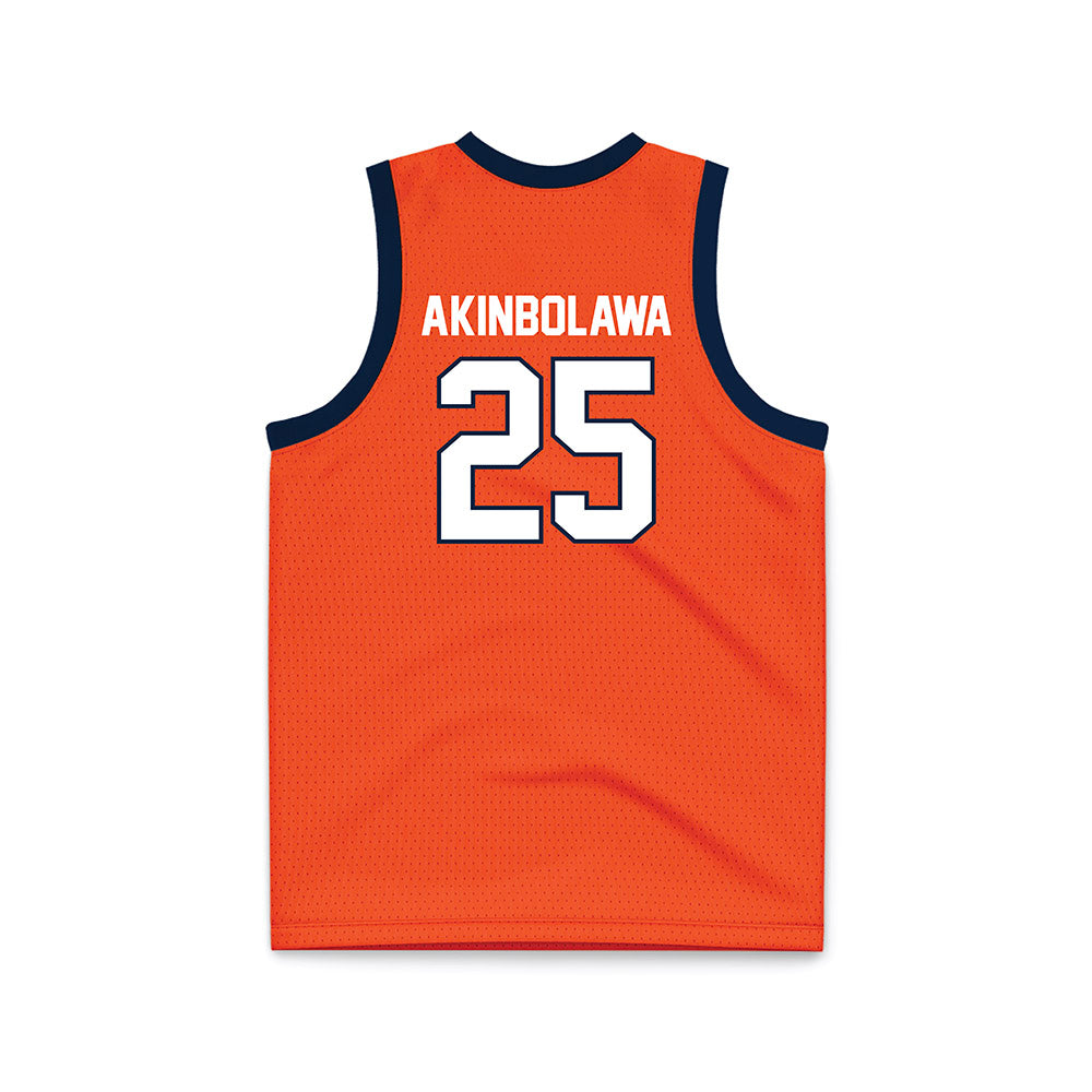 Syracuse - NCAA Women's Basketball : Oyindamola Akinbolawa - Orange Basketball Jersey-1