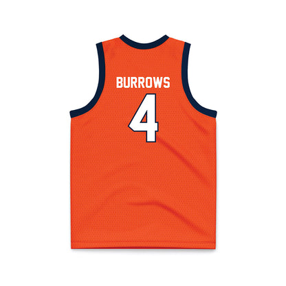 Syracuse - NCAA Women's Basketball : Sophie Burrows - Orange Basketball Jersey-1