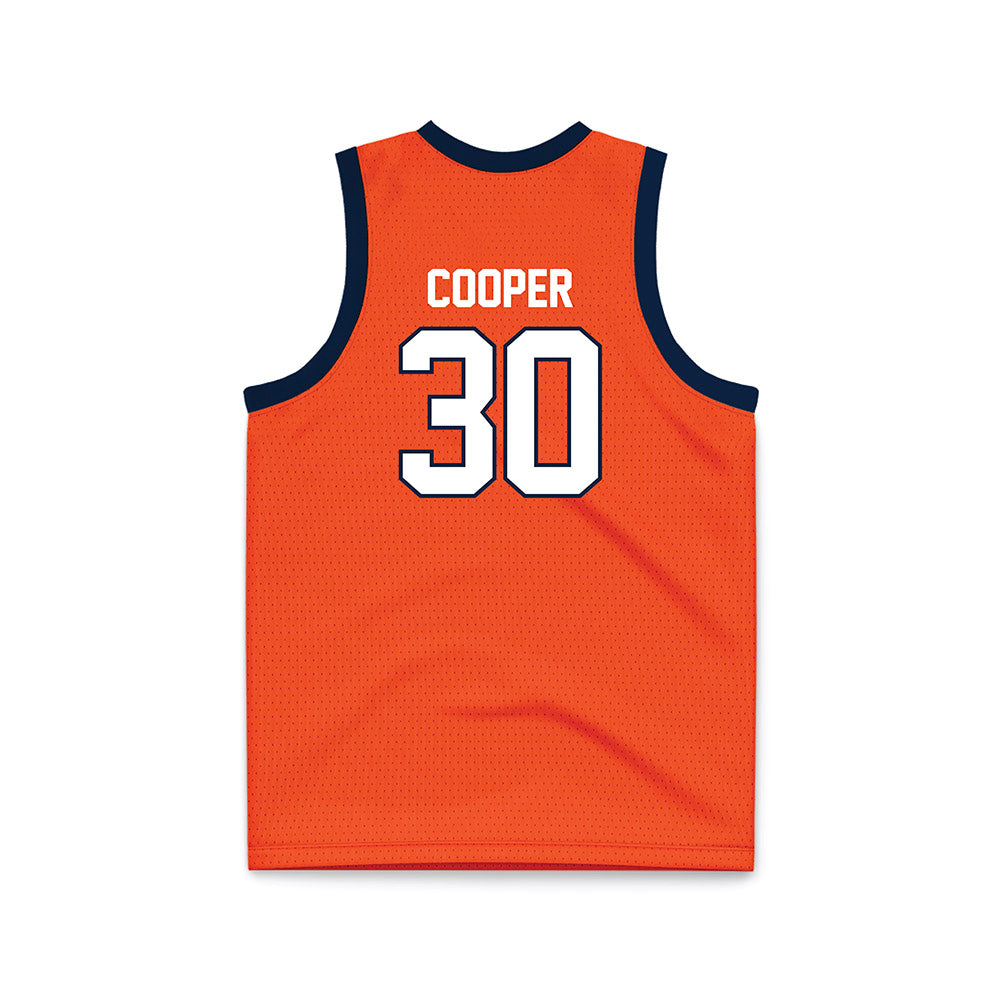 Syracuse - NCAA Women's Basketball : Jasmyn Cooper - Orange Basketball Jersey-1