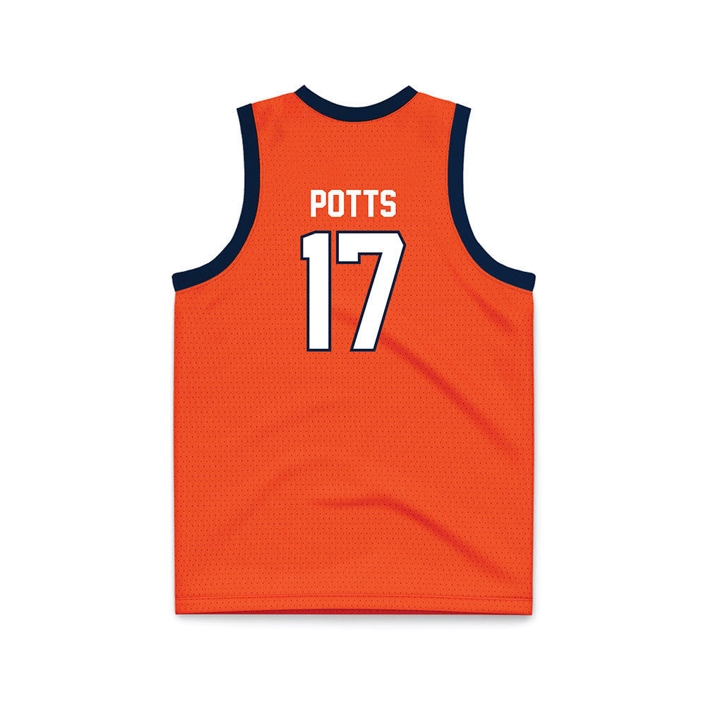 Syracuse - NCAA Women's Basketball : Madeline Potts - Orange Basketball Jersey-1