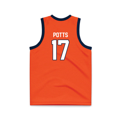 Syracuse - NCAA Women's Basketball : Madeline Potts - Orange Basketball Jersey-1