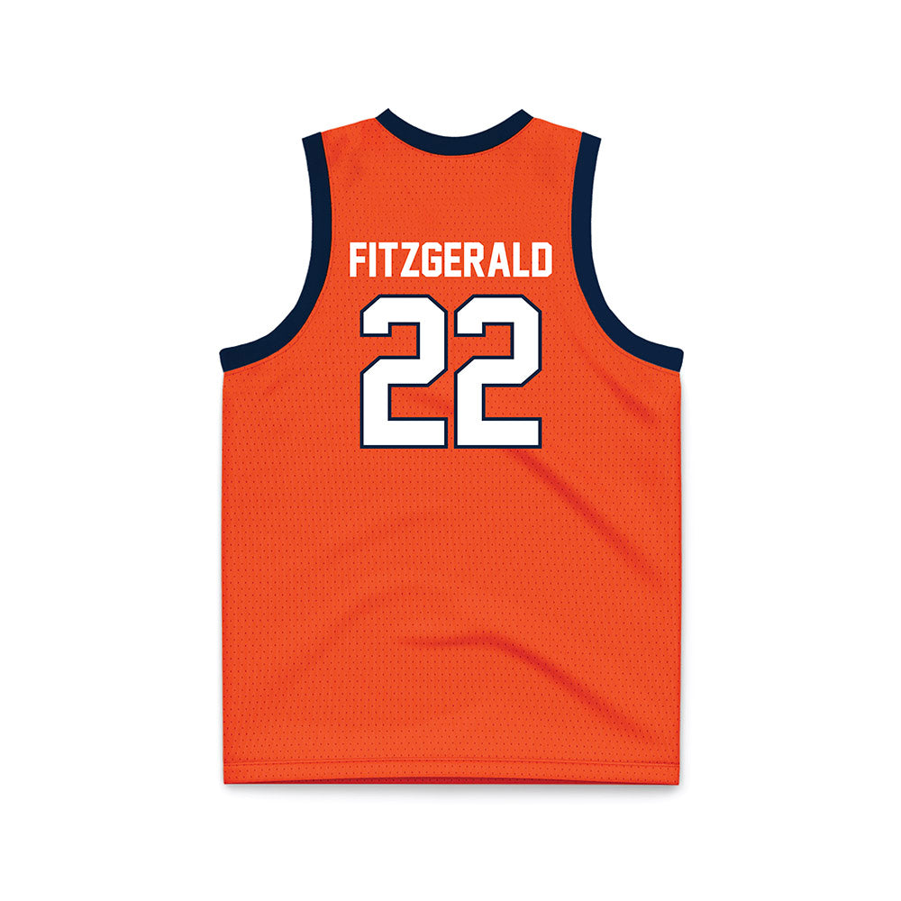 Syracuse - NCAA Women's Basketball : Justus Fitzgerald - Orange Basketball Jersey-1
