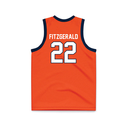 Syracuse - NCAA Women's Basketball : Justus Fitzgerald - Orange Basketball Jersey-1