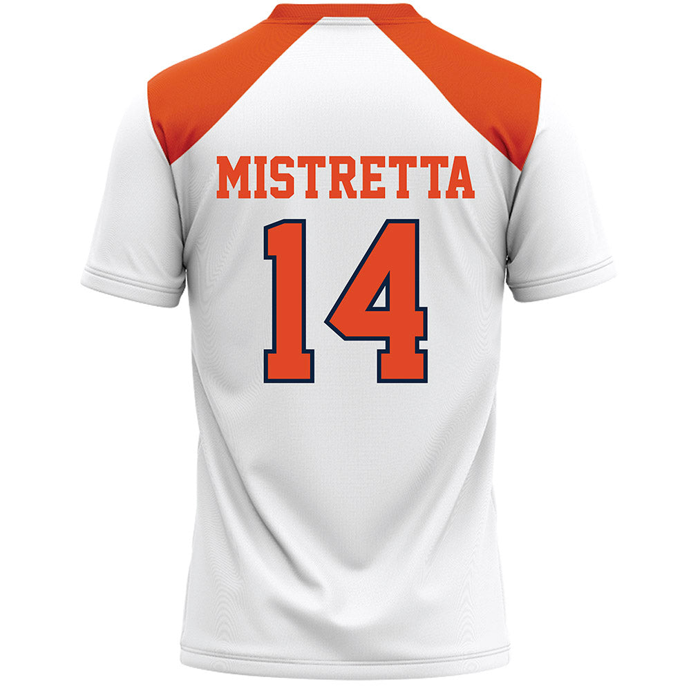 Syracuse - NCAA Women's Lacrosse : Ireland Mistretta - White Lacrosse Jersey -1