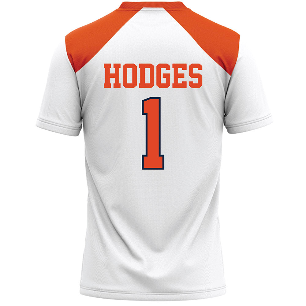 Syracuse - NCAA Women's Lacrosse : Savannah Hodges - White Lacrosse Jersey -1
