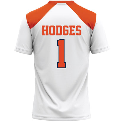 Syracuse - NCAA Women's Lacrosse : Savannah Hodges - White Lacrosse Jersey -1