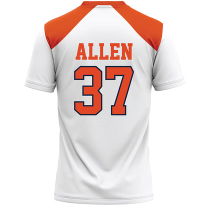 Syracuse - NCAA Women's Lacrosse : Mary Allen - White Lacrosse Jersey -1