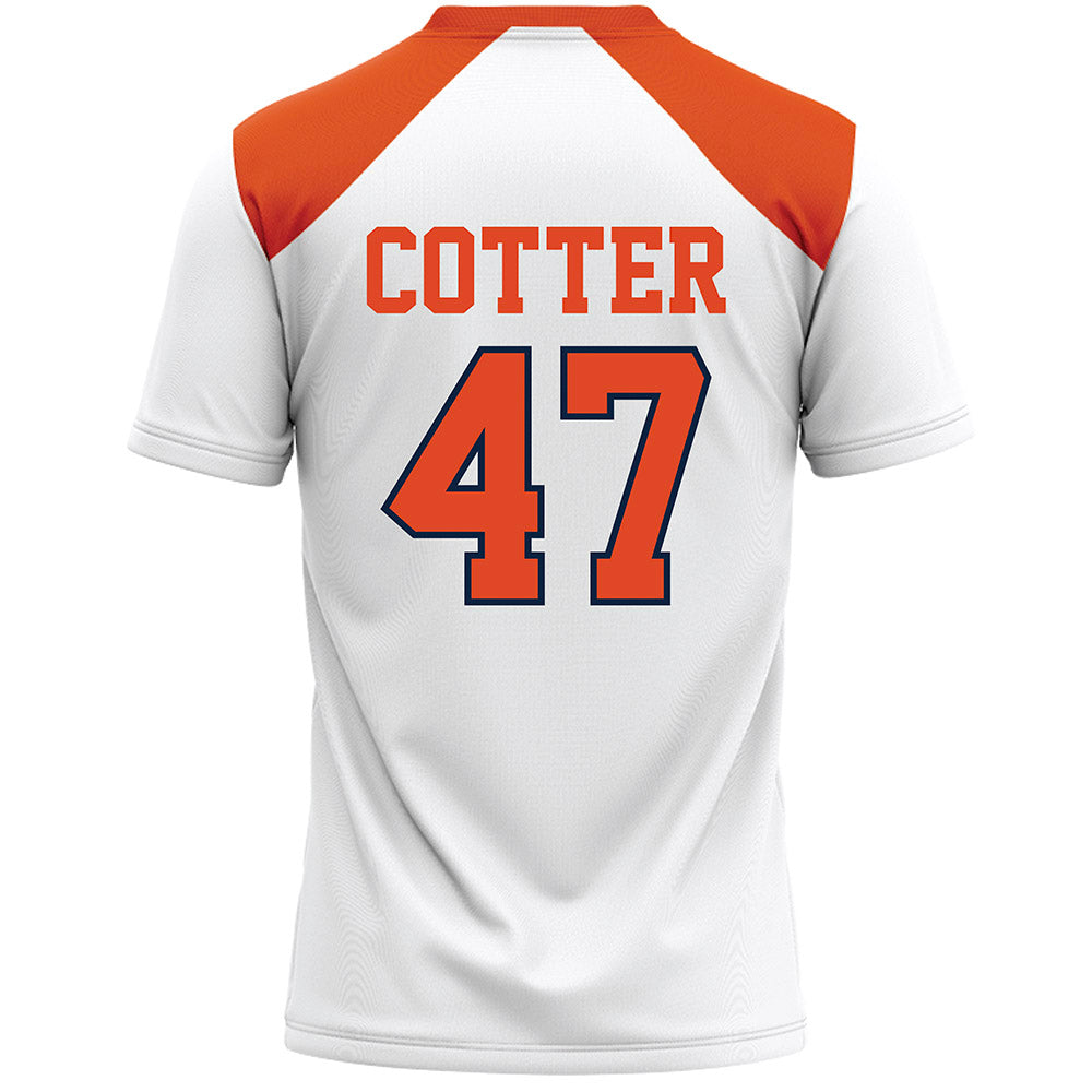 Syracuse - NCAA Women's Lacrosse : Mileena Cotter - White Lacrosse Jersey -1
