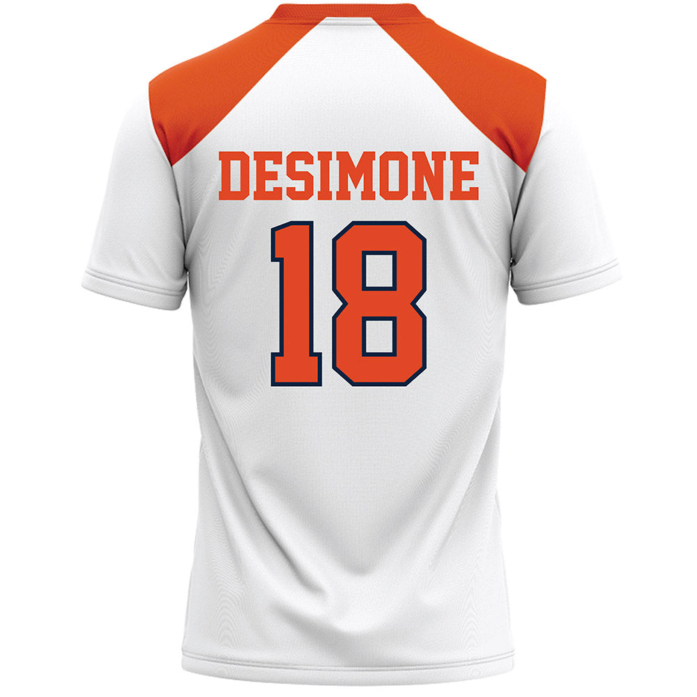 Syracuse - NCAA Women's Lacrosse : Carlie Desimone - White Lacrosse Jersey -1