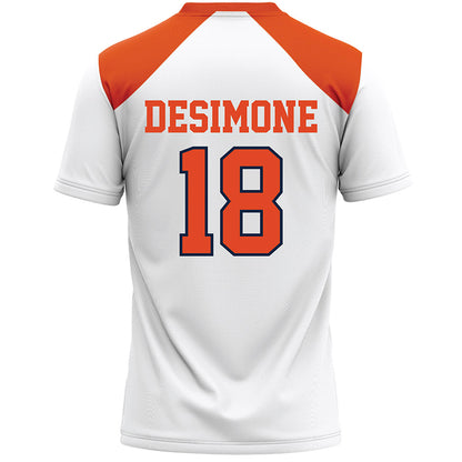 Syracuse - NCAA Women's Lacrosse : Carlie Desimone - White Lacrosse Jersey -1
