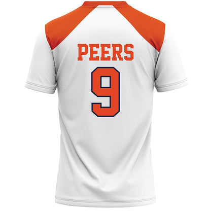 Syracuse - NCAA Women's Lacrosse : Ava Peers - White Lacrosse Jersey -1